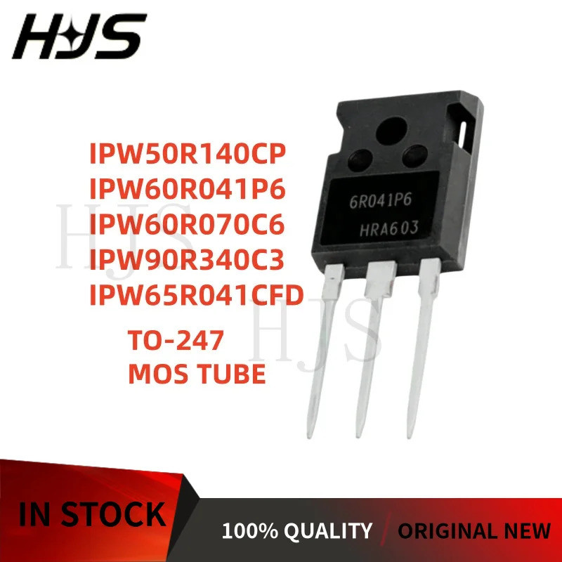 5PCs TO-247 IPW60R070C6 IPW50R140CP IPW65R041CFD IPW90R340C3 IPW60R041P6 6R070C140P 65C4S 6R4R4P 6R4