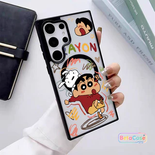 เคสโทรศัพท์ลายการ์ตูนน่ารัก สดใส มีแม่เหล็ก รองรับ Samsung S26 S26U S26PLUS S25PLUS S25U S24U S23U S23 S22U