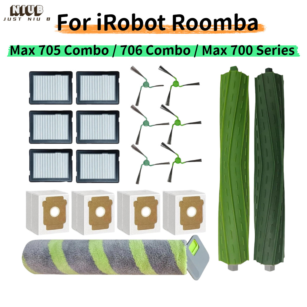 สําหรับ IRobot Roomba Max 705 Combo / 706 Combo / Max 700 Series Combo เครื่องดูดฝุ่นอะไหล่