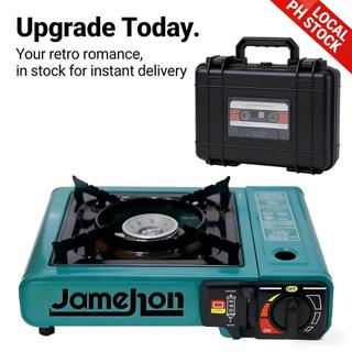 [COD] 3500W Dual-Fuel Butane and LPG Portable Stove with Storage Case, Reversible Design