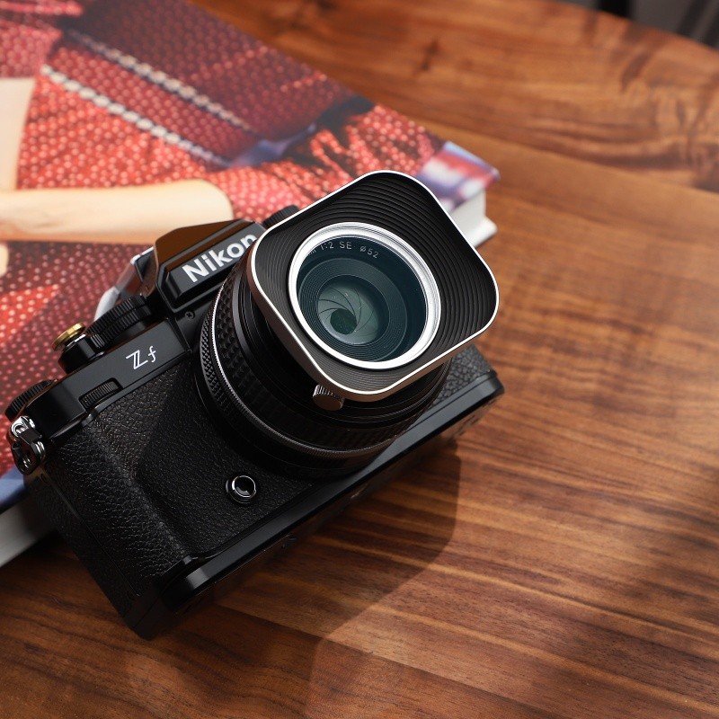 เลขที่. เพลงสําหรับ Fuji XF 35mm F1.4 R Hood Nikon Z40mm f2, z28/26mm f2.8 Square Metal Retro เลนส์ 