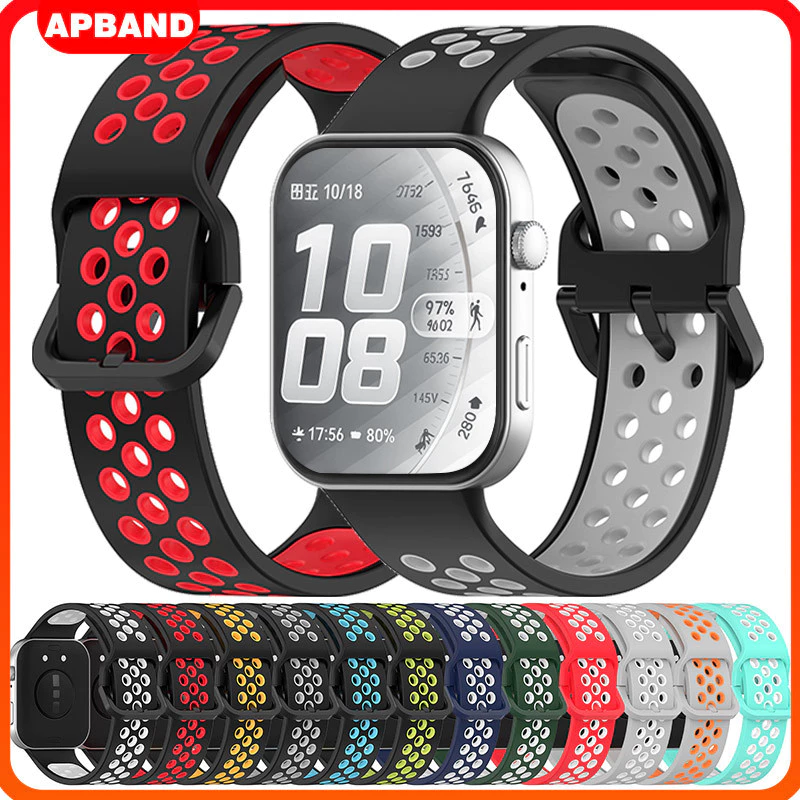 สายยางรัดสำหรับ for Huawei Watch Fit 5 4 3 / 5 Pro / 4 Pro ซิลิโคนอุปกรณ์กีฬาสำหรับ smartwatch for Huawei Fit 3