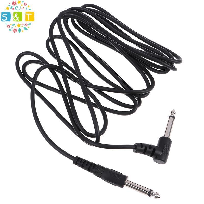 [S&T] Guitar AMP Cable 3m Electric Patch Cord Guitar Amplifier Amp Guitar Cable Electric Guitar Inst