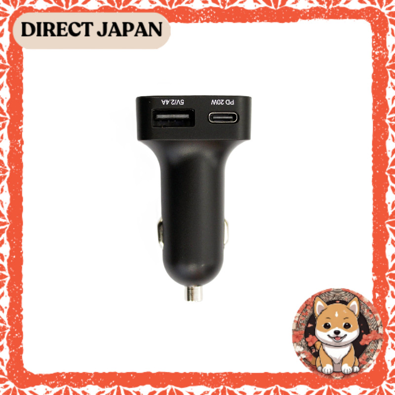 AQ. AUTOBACS QUALITY ไดเร็กต์ 3USB C+A+A PD20W+รวม 2.4A S39[Direct from Japan]