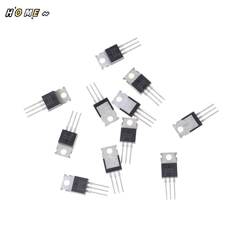 NewHOME 10pcs 55V 49A IRFZ44N IRFZ44 Power ทรานซิสเตอร์ MOSFET N-Channel