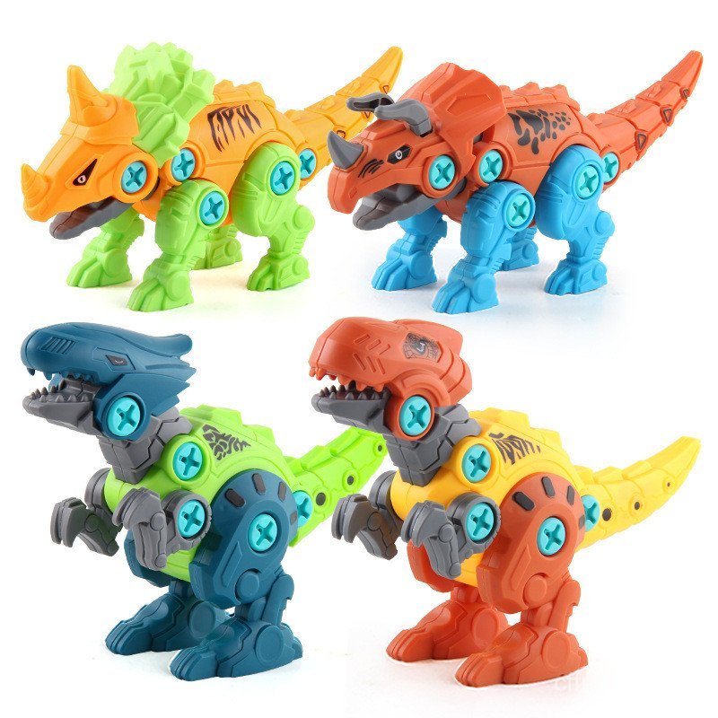 Building Block Building Block Boy Disassembly Assembly Nut พร้อมโรงงานขายตรงของเล่นสว่านไฟฟ้า Tyrann