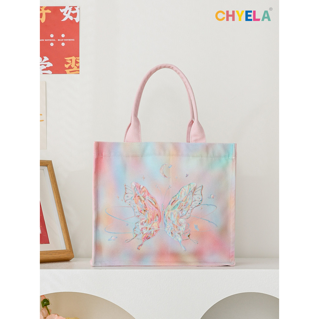 เก่า Chenhe Little Cola Original Niche Design กระเป๋าถือ Dream กระเป๋าถือผีเสื้อกระเป๋าสี่เหลี่ยมกระ