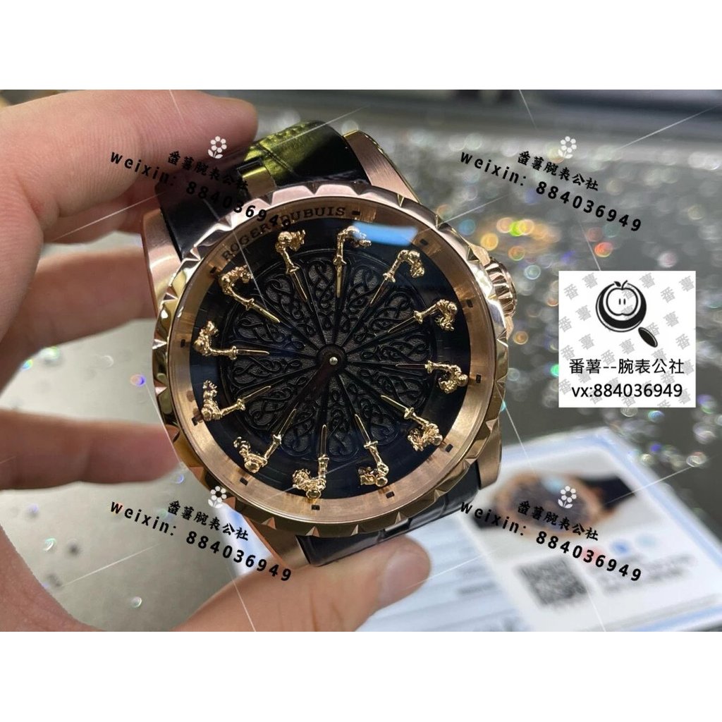 [18K Gold/Gold-Plated Style] Private Order/ปรับแต่ง Roger Dolby Twelve Knight Series 18K/24K Rose Go