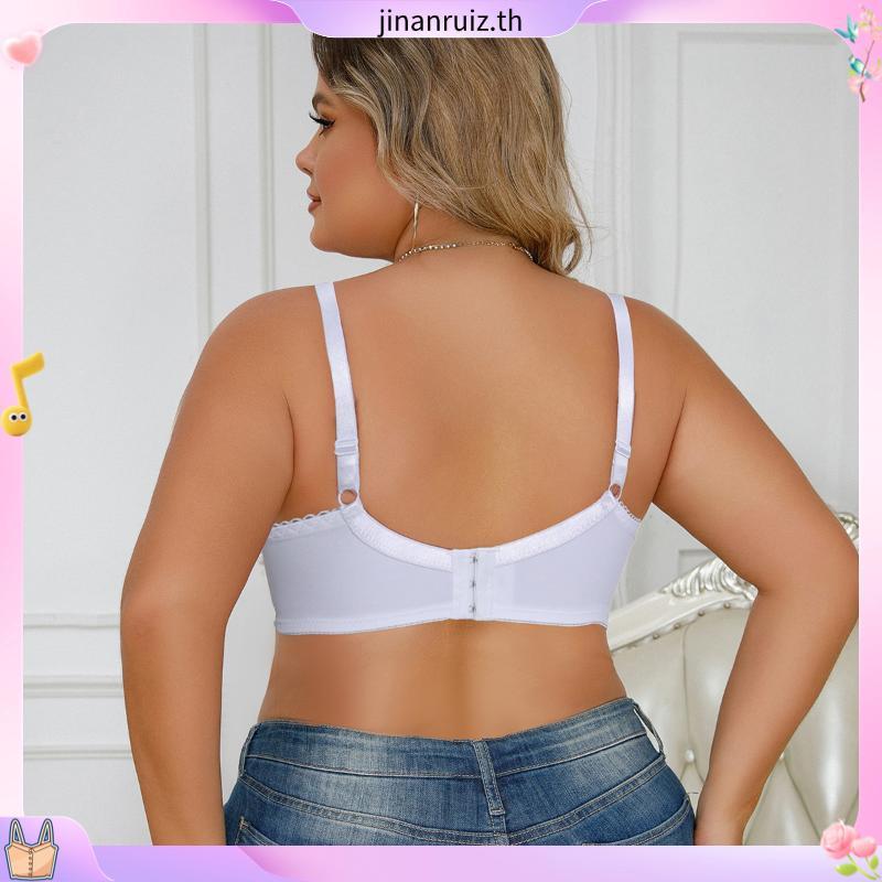 Parifairy ธรรมดาดอกไม้ลูกไม้ Bra Plus ขนาดชุดชั้นในผู้หญิง 34C 36C 38C 40C 42C 44C 36D 38D 40D 42D 4