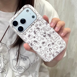 สัตว์น้อยน่ารักเคสโทรศัพท์สําหรับ iPhone 17 Pro Max 17 Air 16 Plus 15 14 13 เคสกันกระแทก