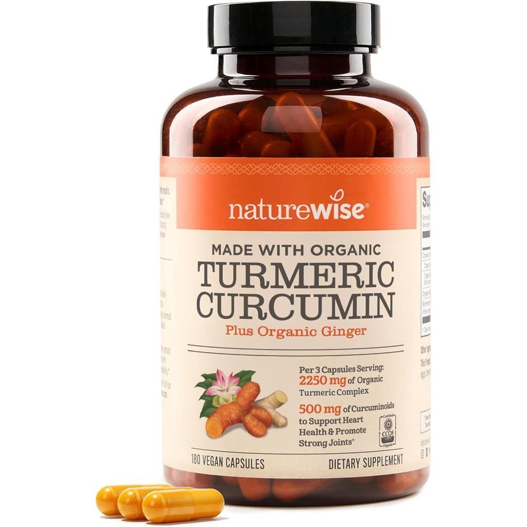 NatureWiseCurcuminTurmeric2250mg-95%Curcuminoids&BioPerinekPepperforAdvancedAbsorption-DailyandImmup
