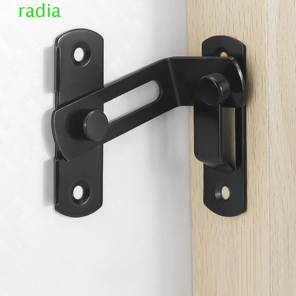 RADIANTZAP Barn Lock Hook ตู้ประตูมุมขวาเลื่อน Barn Toggle Door Bolt