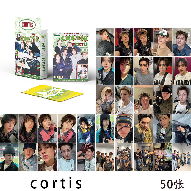 [50 ชิ้น] Lomocard C0rt1s Coer Keonho Seonghyeon Juhoon Martin James Hologram Photocard Group Kpop F