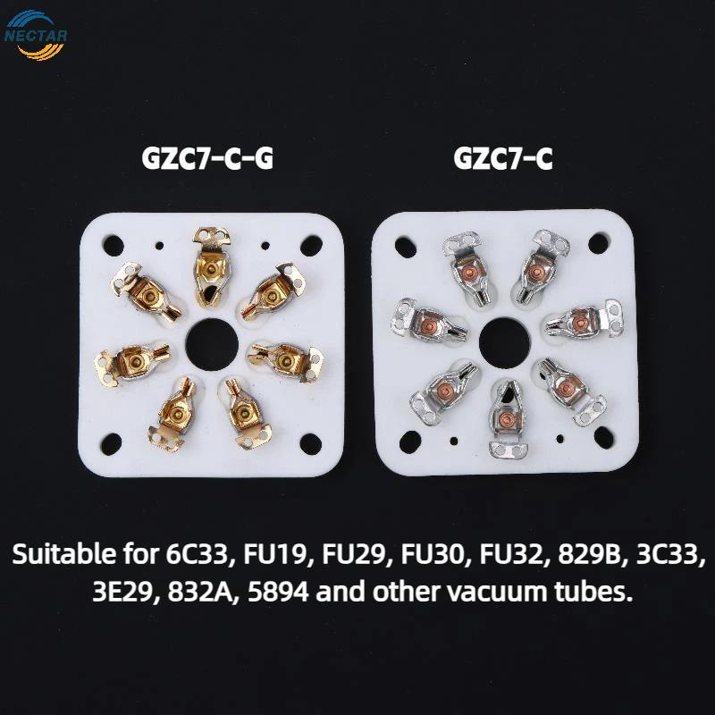 TAR 7Pin เซรามิคสูญญากาศหลอด Soet สําหรับ FU19 FU32 6C3 Secure การเชื่อมต่อทนความร้อนสําหรับ Vintage