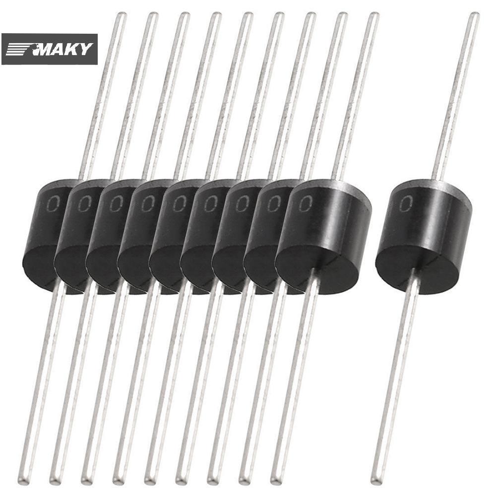 [MAKY] 20 ชิ้น 10A10 10Amp 1000V 10A 1KV R-6 MIC วัตถุประสงค์ทั่วไป Axial Rectifier Diodes TH
