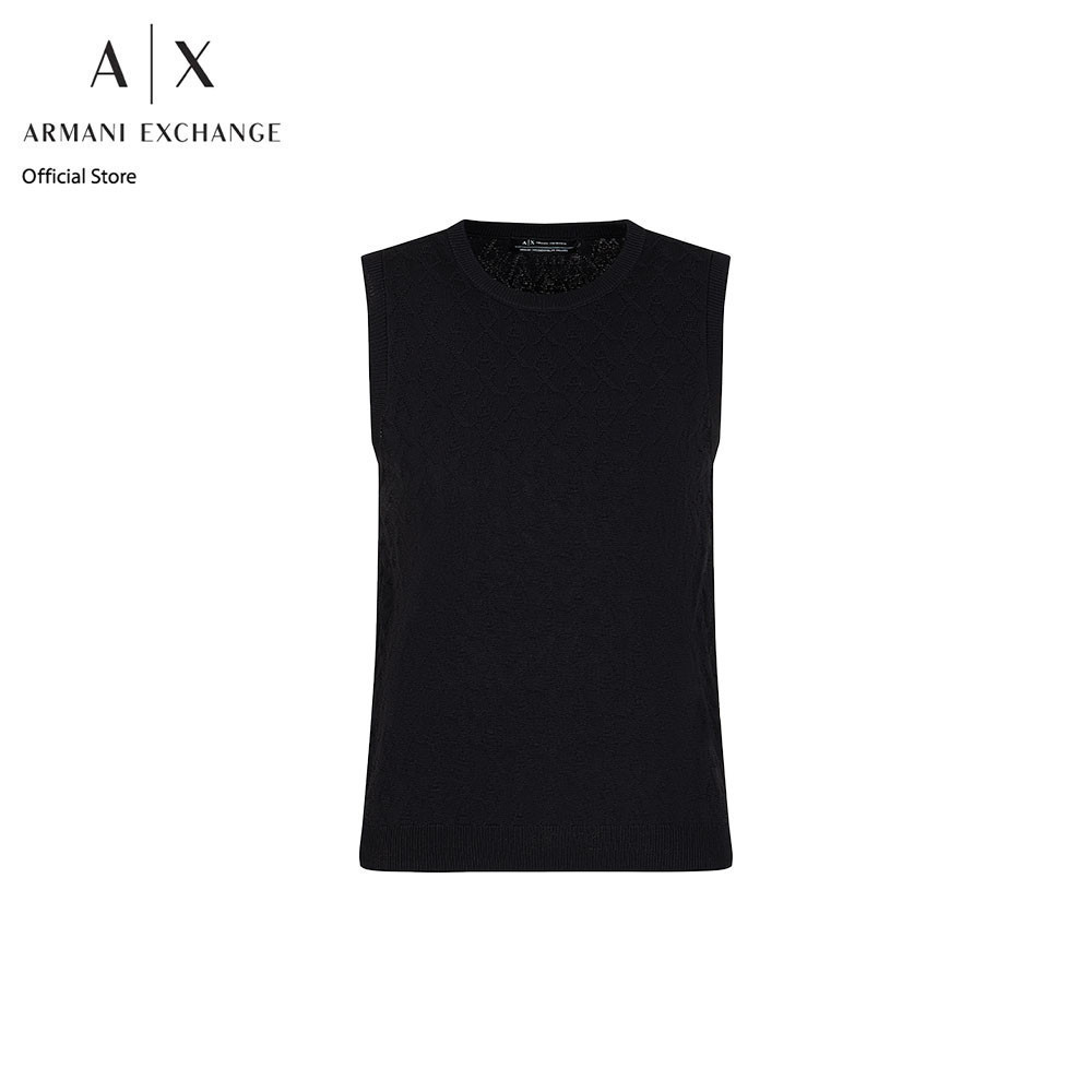Armani Exchange เสื้อนิตแวร์ผู้หญิง รุ่น 8NYH9A-YMH6Z-1200 - สีดำ