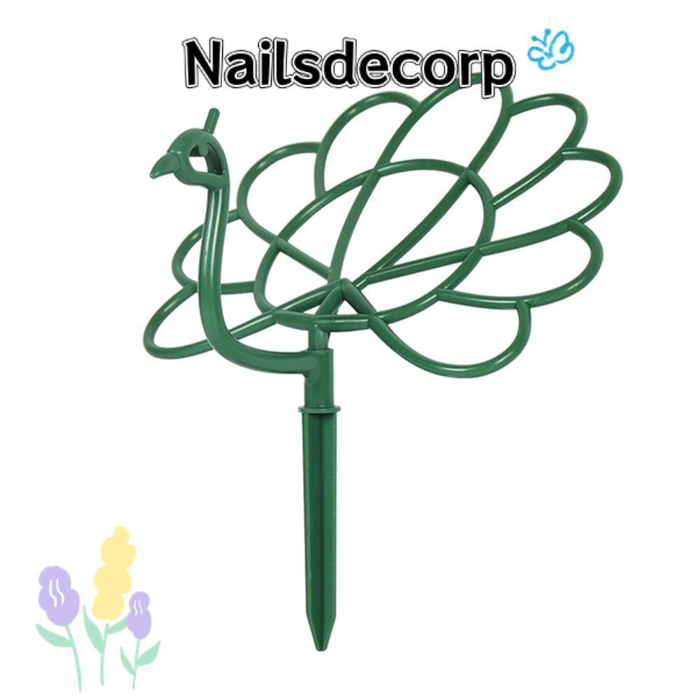 NAILS Trellis รูปทรงนกยูง, Stick Frame Outdoor Plant Support, Pot Holder Plant Support Stand Courtyard Flowers