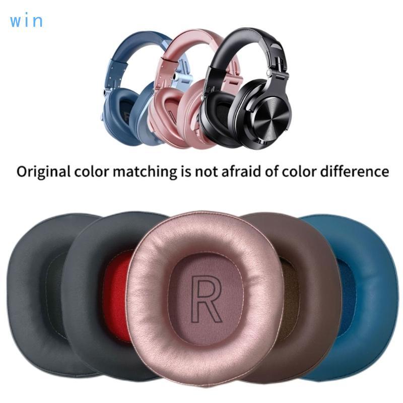 Win เปลี่ยนแผ่นรองหูฟังหนังสําหรับ OneOdio A70 A71 หูฟังแผ่นรองหูฟัง Earmuffs ฝาครอบหู