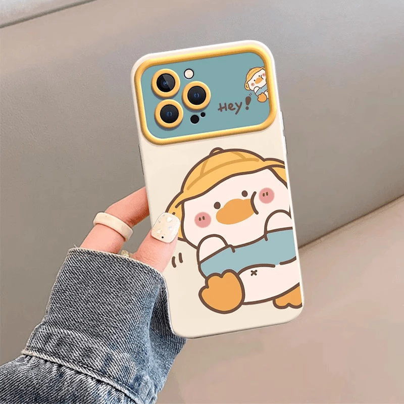 เป็ดน้อยสีเหลืองเหมาะสําหรับ Apple 15promax เคสโทรศัพท์ใหม่ iphone14 ความรู้สึกระดับไฮเอนด์ 13pro พร้อมเชือกเส้นเล็ก 12 Windows 11 น่ารัก 8plus รวมทุกอย่าง 7 ซิลิโคน x หญิง xs ป้องกัน xr ปก max thumbnail 6