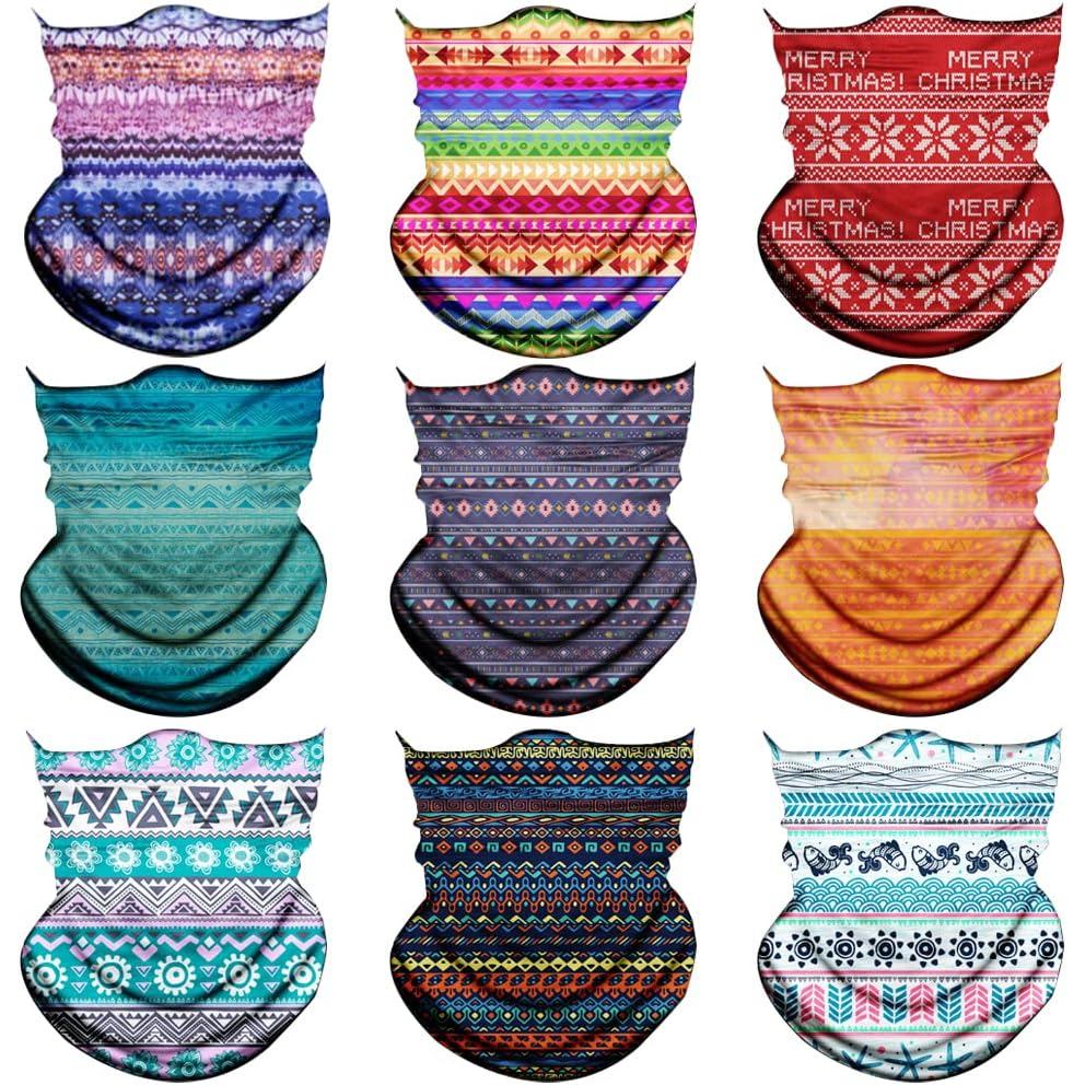 คอ Gaiter Mask,UV Protection Bandana Gator Face Covering Mask,Tube Scarf,คออุ่น Balaclava,Headband