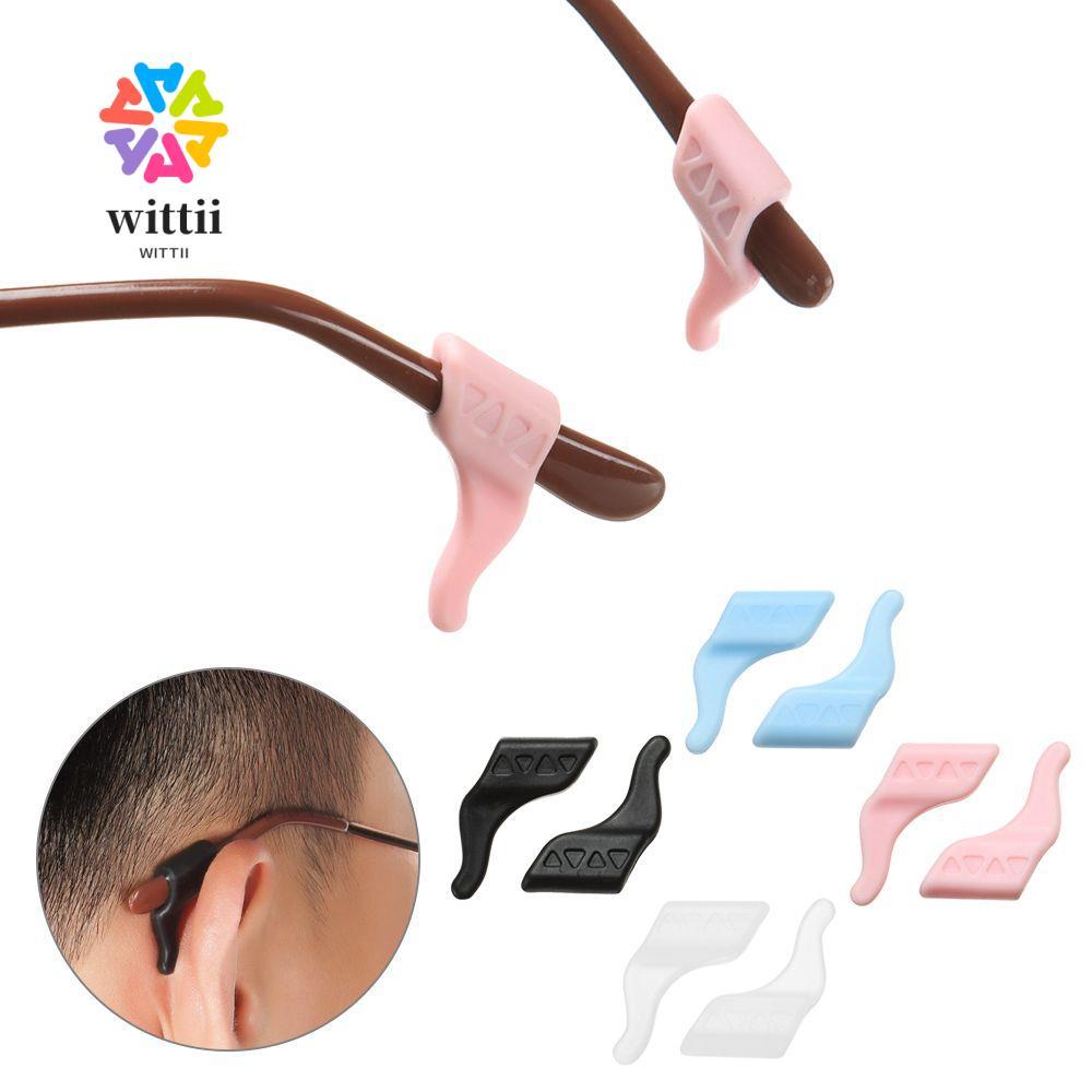 WITTII คู่ HOLDERS กันลื่น สำหรับแว่นสายตาน่าสไตล์และปลอดภัย
