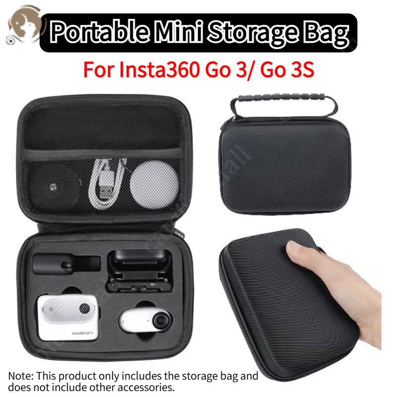 แบบพกพา Mini สําหรับ Insta360 GO 3 /GO 3S กันกระแทก EVA ป้องกันกระเป๋าถือสําหรับ go3 go3s