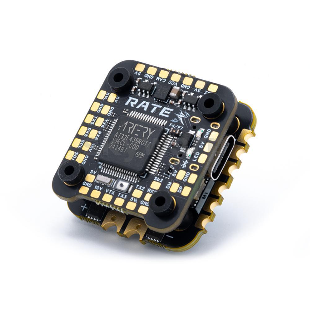 RATE F4V4 F435 40A Mini Flight Stack 3-6S FC 32 บิต ESC สําหรับ FPV Racing Drones