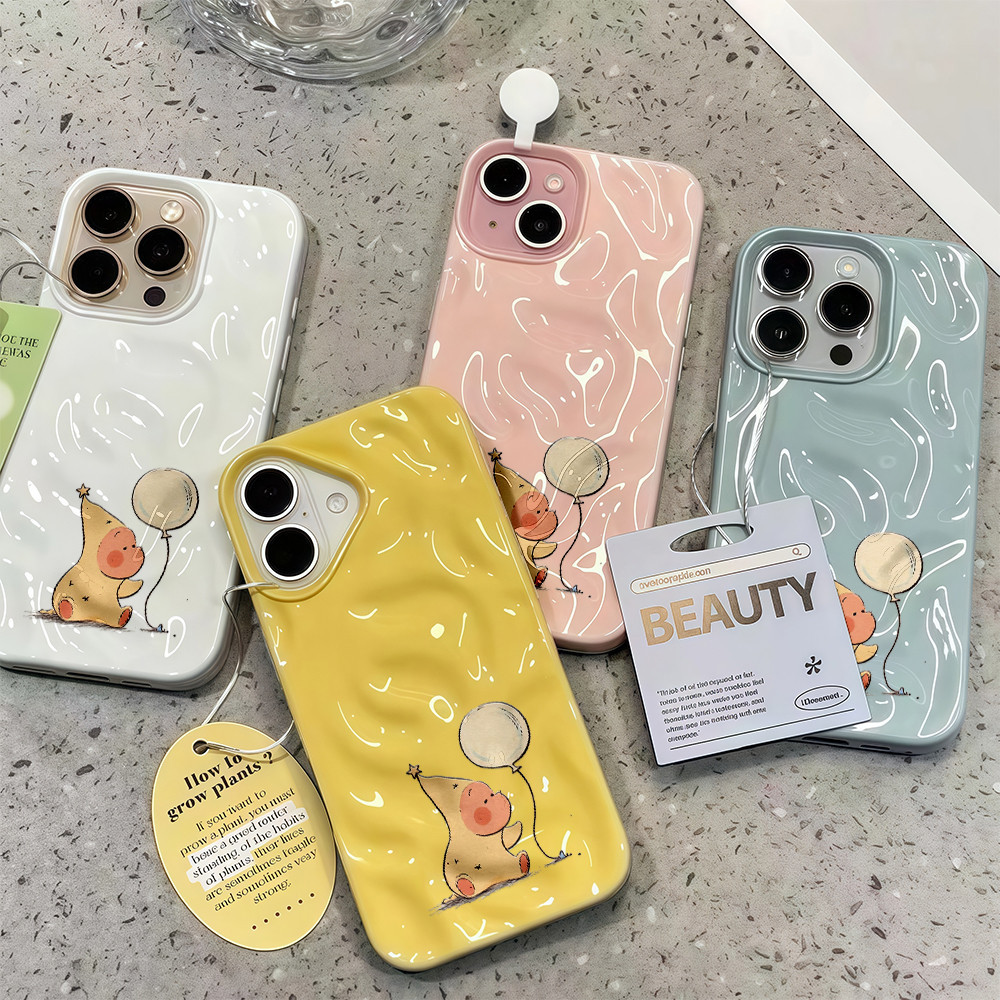 จัดส่งฟรี เคสโทรศัพท์อุกกาบาตการ์ตูนน่ารักเหมาะสำหรับ iPhone 16 15 14 13 12 11 6 7 8 plus Pro Promax TPU ในสต็อก