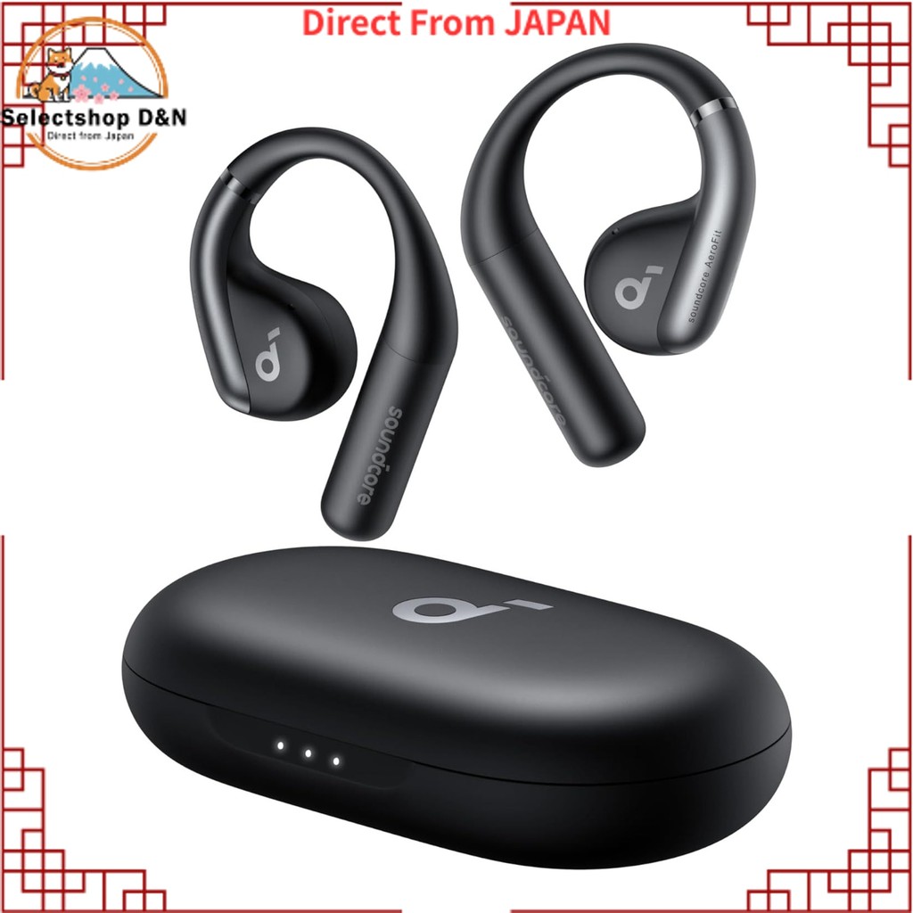 Anker Soundcore AeroFitBluetooth 5.3 Open Ear Wireless Earphones IP57 Dustproof and Waterproof Stand