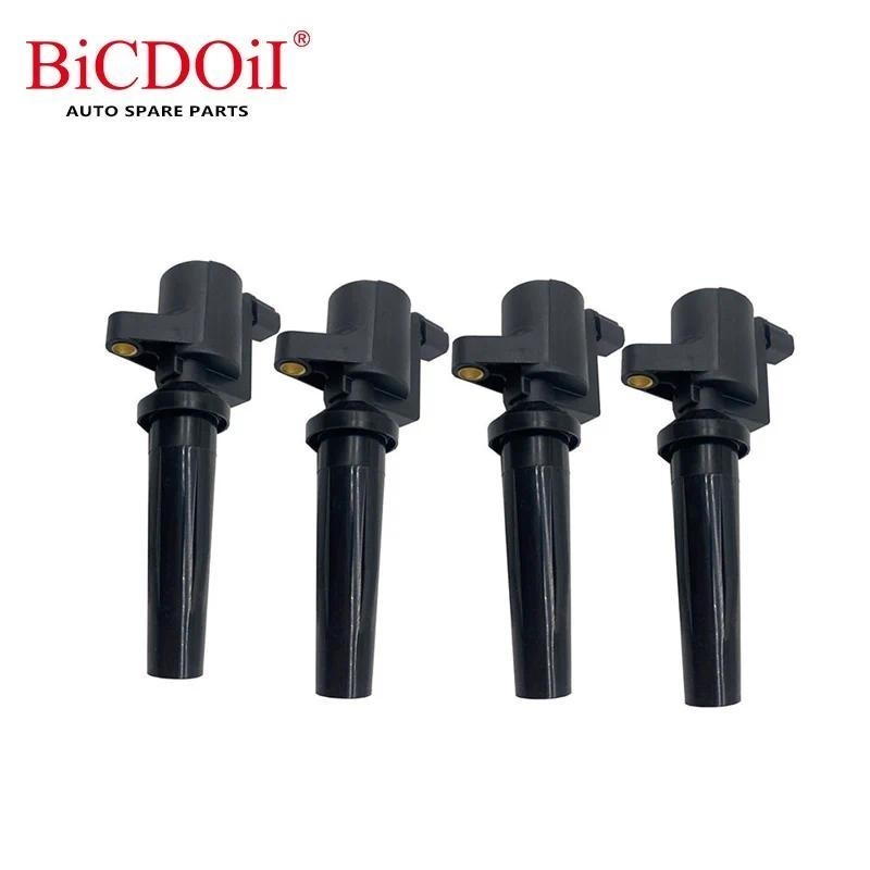 1/4 ชิ้น AM5E-12A366-AB คอยล์จุดระเบิดสําหรับ Ford 03-11 Focus 05-08 Escape Mazda L4 2.0 2.3L Mercur