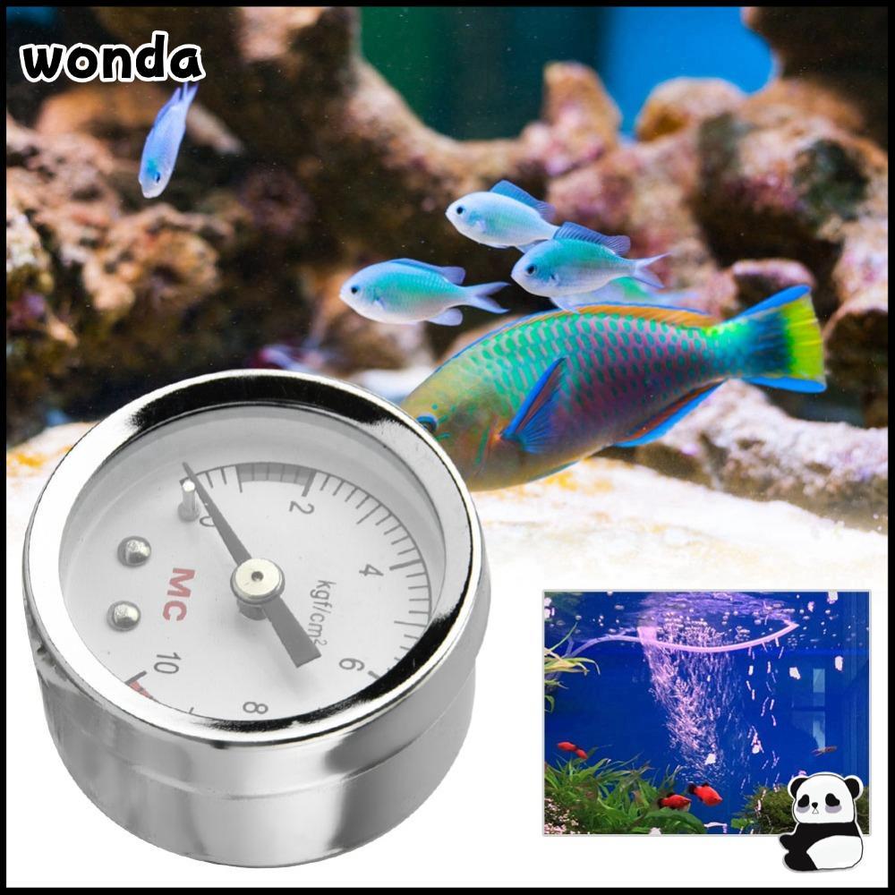 WONDA CO2 เครื่องวัดความดัน, เครื่องนับฟองตัวควบคุมที่แม่นยําเครื่องวัดความดันตู้ปลา, เครื่องมือตู้ป