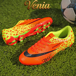 VENIA ผู้ใหญ่ / เด็ก ร้อยเล็บ รองเท้าฟุตซอล - สนามหญ้า / ห้อง หญ้าเล็บ Soccer Football Boots Size31-43