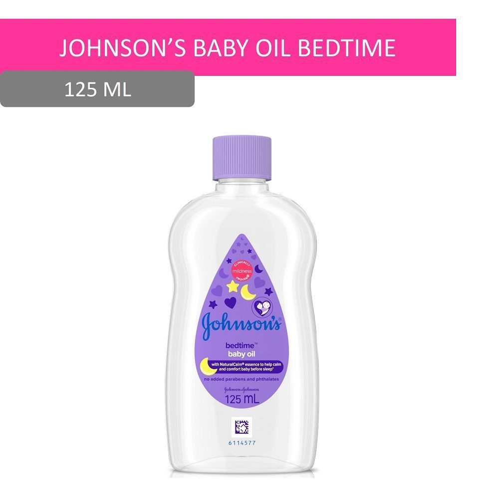 จอห์นสัน เบบี้ออยล์ เบดไทม์ 125มล JOHNSON BABY OIL BEDTIME 125ML