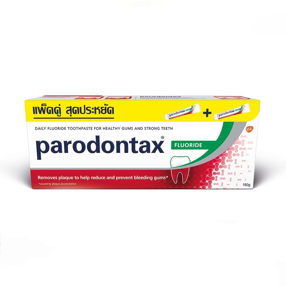 [สินค้าส่งด่วน] พาโรดอนแท็กซ์ฟลูออไรด์ยาสีฟัน150ก X2 PARODONTAX FLUORIDE TOOTHPASTE 150G X 2