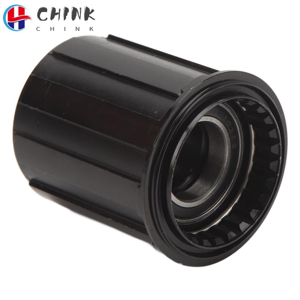 CHINK Freehub Body Replacement,อลูมิเนียมอัลลอยด์สองแบริ่งจักรยานFreehub Body,ทนทาน 11 Speed Black Cassette Freewheel Body Bike Repair