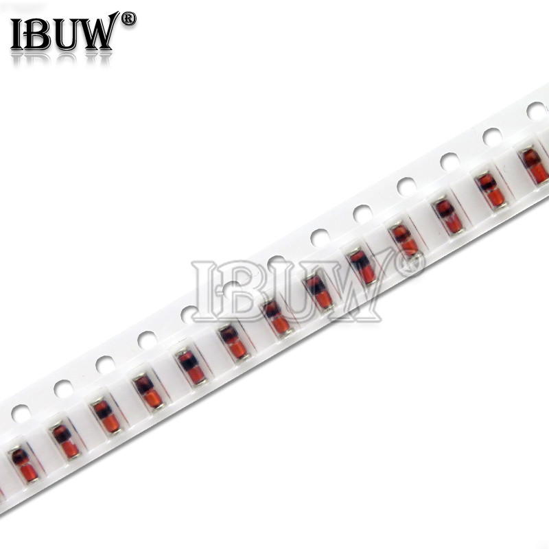 100PCS 1/2W 0.5w Zener ไดโอด ZMM 3V 3V3 3V9 4V7 5V1 7V5 8V2 10V 12V 15V 16V 18V 20V 24V LL34 SMD Zen