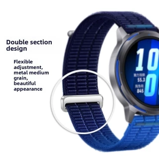 18/22 มม.ไนลอนถักกีฬาสายรัดระบายอากาศสําหรับนาฬิกา Huawei GT Runner 2 สายรัดข้อมือสําหรับนาฬิกา Huawei GT6 pro/6/5/4 46 มม.41 มม.สายรัดข้อมือ