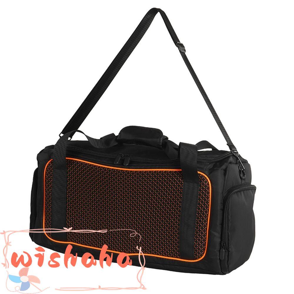 WISHAHA กระเป๋าเก็บลําโพงบลูทูธกันกระแทก Anti-Drop Carrying แบบพกพาพร้อมสายคล้องไหล่ Anti-Scratch Wa