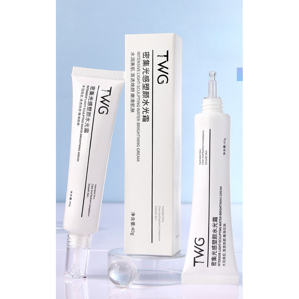 [คลังสินค้าพร้อม] TWG Intensive Light Sensation Face Shaping Water Gloss Cream คอนซีลเลอร์ Delicate 