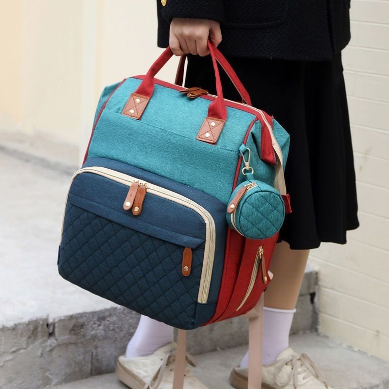 现货spotLight Mommy New Mother Baby Bag Mommy Bag Backpack Lar