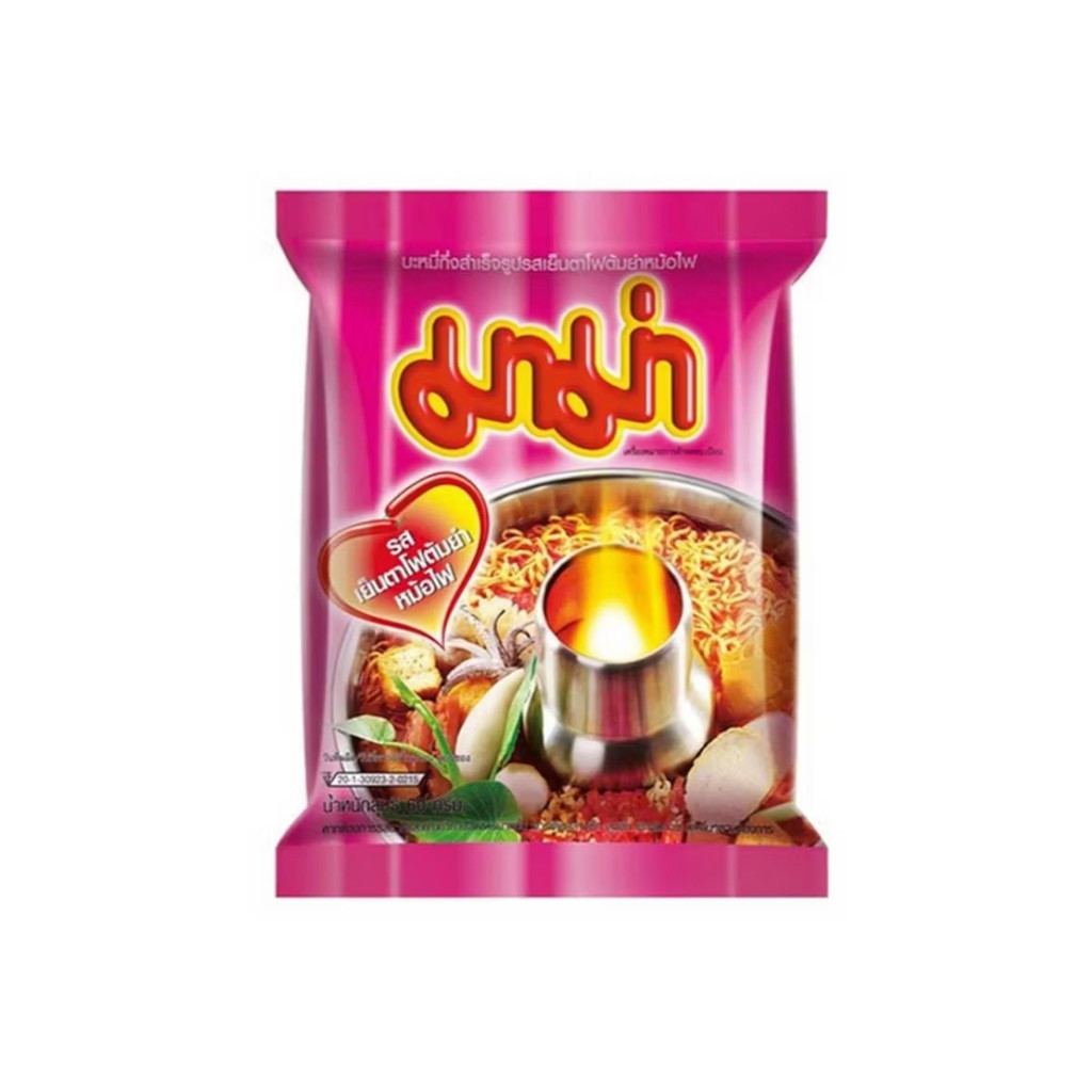 มาม่า บะหมี่เย็นตาโฟต้มยำหม้อไฟ(Mama Yentafo Tomyum Mohfai 55g.)