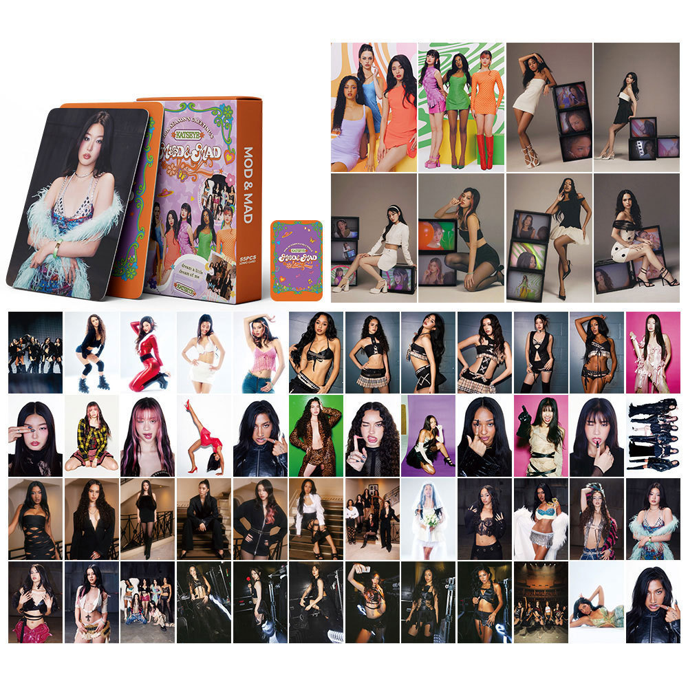 55 KATSEYE Photocards 2026การ์ดอวยพรฤดูกาล LOMO การ์ด