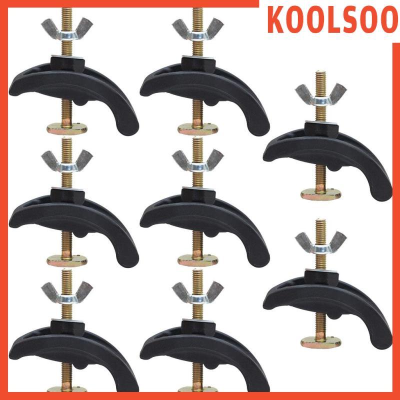 [Koolsoo] 8 ชิ้น CNC Milling Pressing Plate Clamp Fixture Fastening Platform Accs