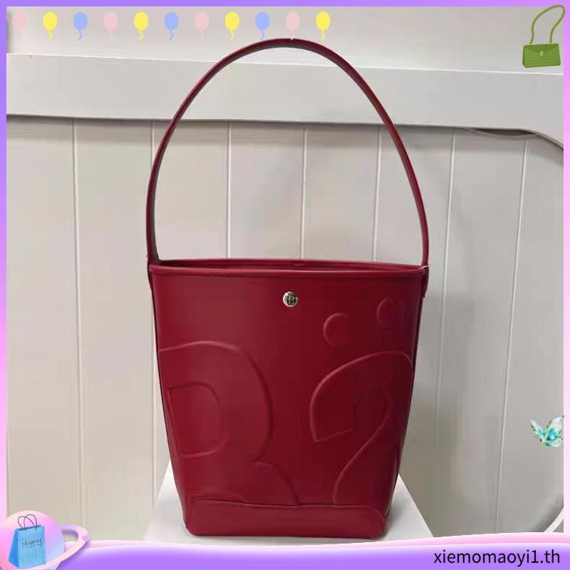 💢🔥OUTLETS 💯แท้ Rally The Bag Whisper Rally กระเป๋า กระเป๋าหนัง Rally Movement Bucket Bag