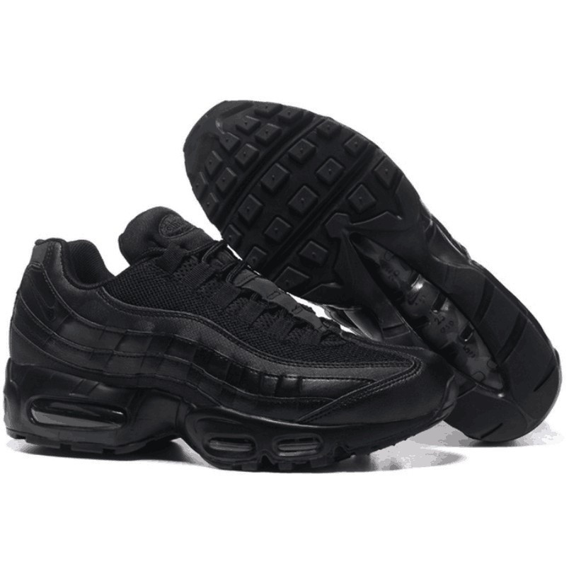 Air Max 95 NK สีดํา Samurai Cushion ผู้ชายผู้หญิงกีฬารองเท้าวิ่งลําลอง 307960 -010