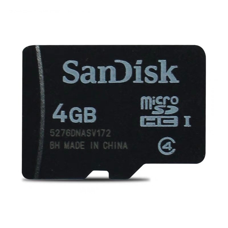 sdcard แท้ sdcard Sandi TF Card 4G การ์ดหน่วยความจําโทรศัพท์มือถือเสียง MP3 ร้องเพลงละครเครื่อง Micr