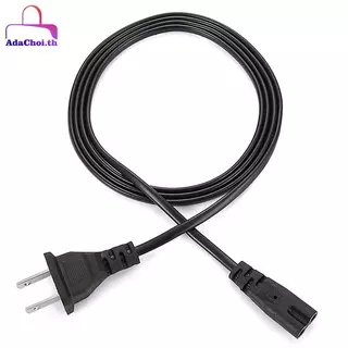AdaChoi EU สายไฟ 2pin IEC320 C7 US สายไฟสําหรับ Dell แล็ปท็อปชาร์จ Canon Epson เครื่องพิมพ์วิทยุลําโพง PS4 XBOX LG Sony TH