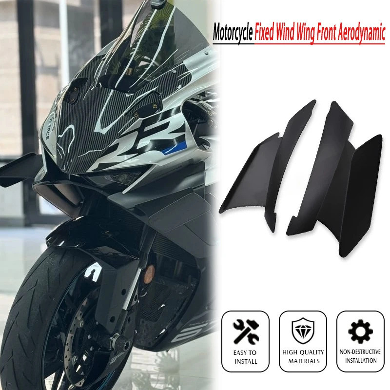 ใหม่ 675SR 675SRR รถจักรยานยนต์ด้านหน้ากระจกปีกคาร์บอนไฟเบอร์สําหรับ CFMOTO 675SR 675 SR 675SR-R