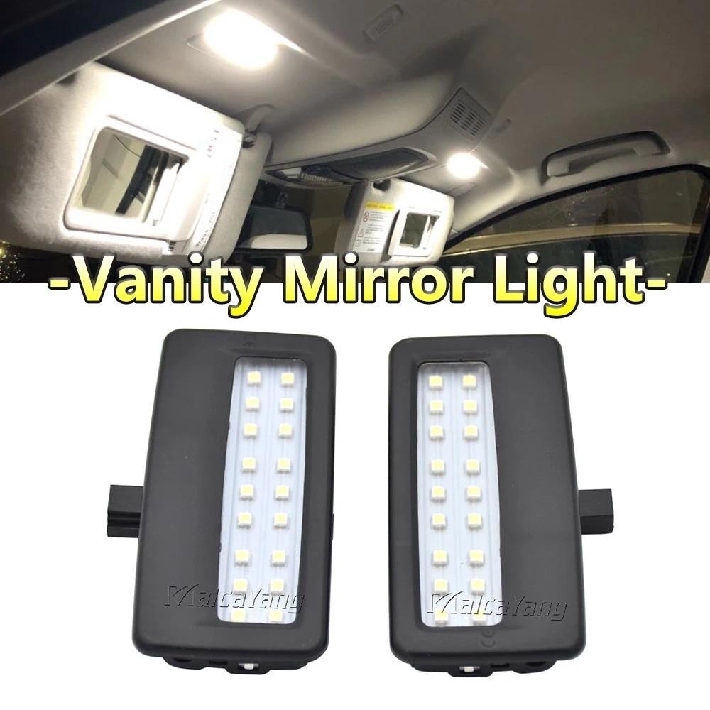 2 ชิ้น LED หลังคารถ Sun Visor กระจกโคมไฟอ่านหนังสือสําหรับ BMW F01 750Li 760Li F07 F06 F11 F02 F03 F