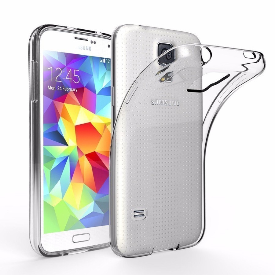 CASE SAMSUNG S5 SOFT CASE CLEAR ULTRATHIN JELLY CASE